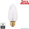 Satco S2763 25W 120V F15 Clear E26 Medium Base Incandescent light bulb